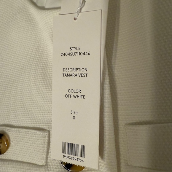 Tamara white vest Veronica beard - Picture 6 of 8